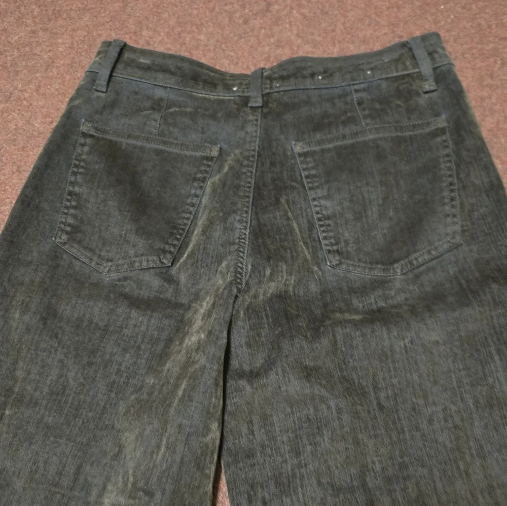 Universal Threads Sailor High Waisted Wide Leg Pant Gold Sheen Dark Gray 12R - Picture 11 of 11